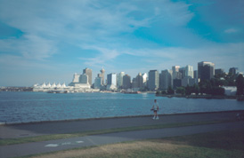 Vancouver skyline from Stanley Park