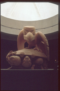 The Raven and the First Men by Bill Reid, Haida, 1980