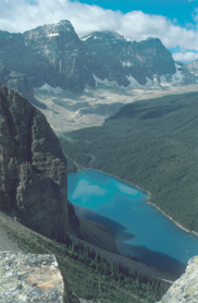 Moraine Lake from Tower of Babel