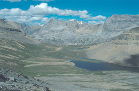 Dolomite Pass and Katherine Lake