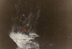 What a cold shower! (There are 2 persons on the picture)