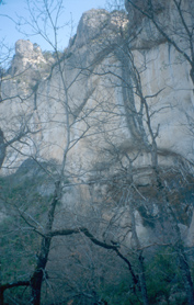A face in the cliffs ;-)