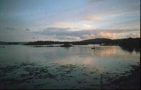 Sonnenuntergang in Glengarriff