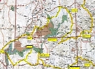 Map with main part of trip