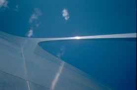 The Gateway Arch in St. Louis (skywards)
