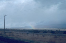 A Rainbow in the desert (close to Bluewater)