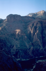 Sunrise and South Kaibab Trail switchbacks