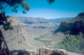 View over BA Trail and Plateau Point