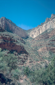 Upper part of BA Trail to the rim