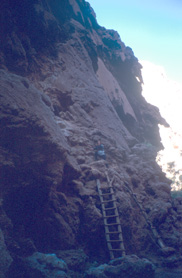 The scramble to Mooney Falls