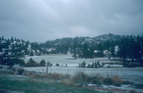 Snow along HW89